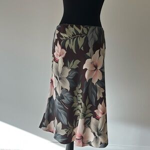 Vintage Tommy Bahama Floral Print Women's Skirt